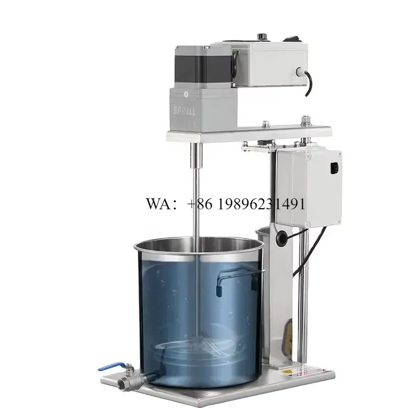 Wmwmnu for SPRALL Factory Price Manual Lift Mixer Chemical Mixing Liquid Laboratory Dispersion Shampoo Mixers