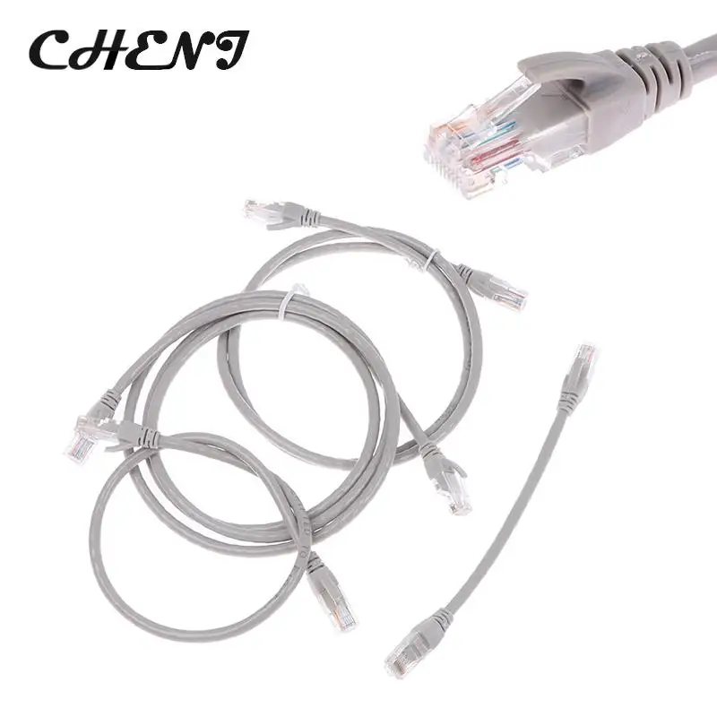 CAT6E Ethernet Network Cable Male To Male RJ45 Patch LAN Short Cable 0.2m/0.5m/1m/1.5m