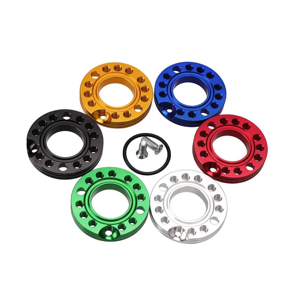 28mm colorful CNC Carb Adjuster Carburetor Inlet Manifold Spinner Plate Adaptor For Pit Dirt Bikes Buggy