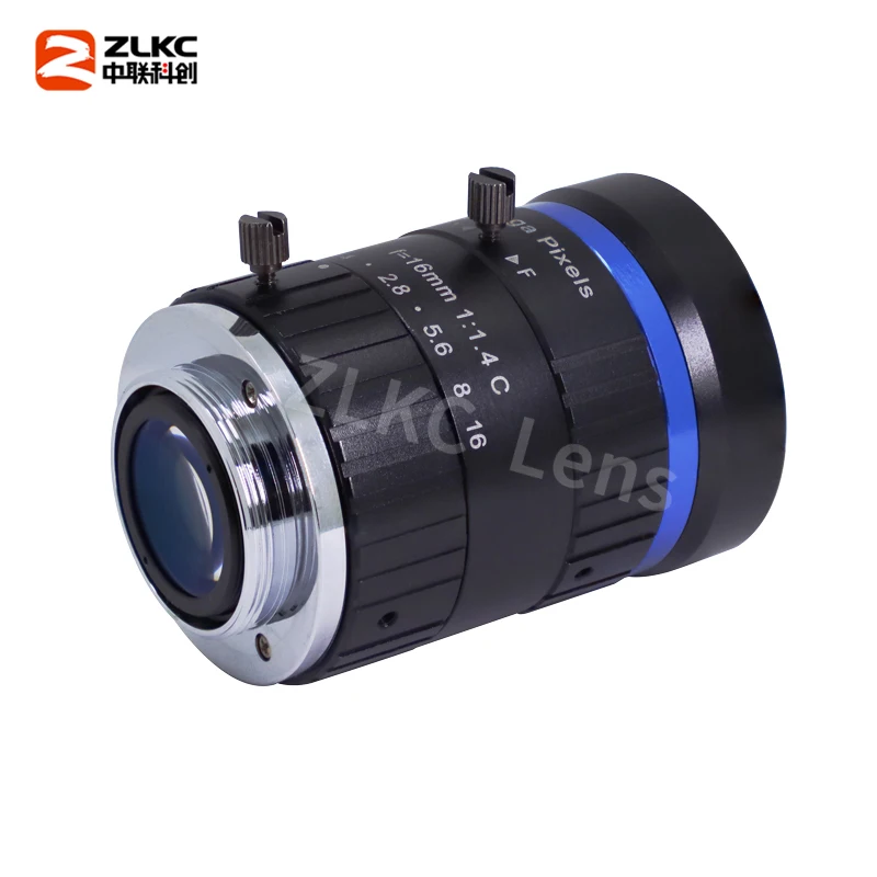 fa lens 1‘’ 16mm Lens C-Mount Camera 10MP High Resolution F1.4 Big Aperture Machine Vision Lens Inspection camera HM1614MPC
