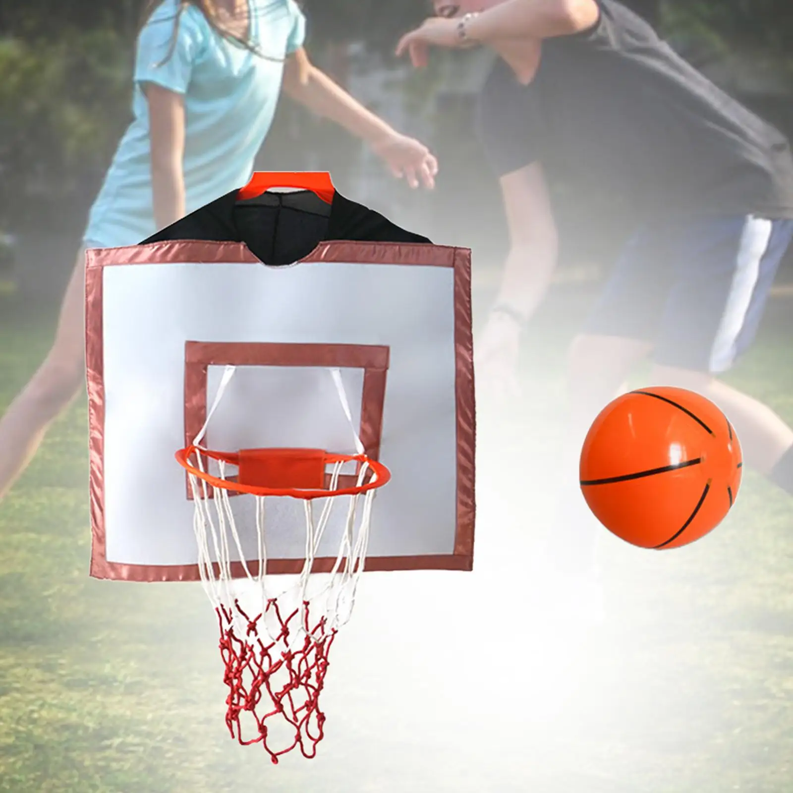 

Wearable Basketball Hoop Basketball Props for Stage Performance Boy Adults