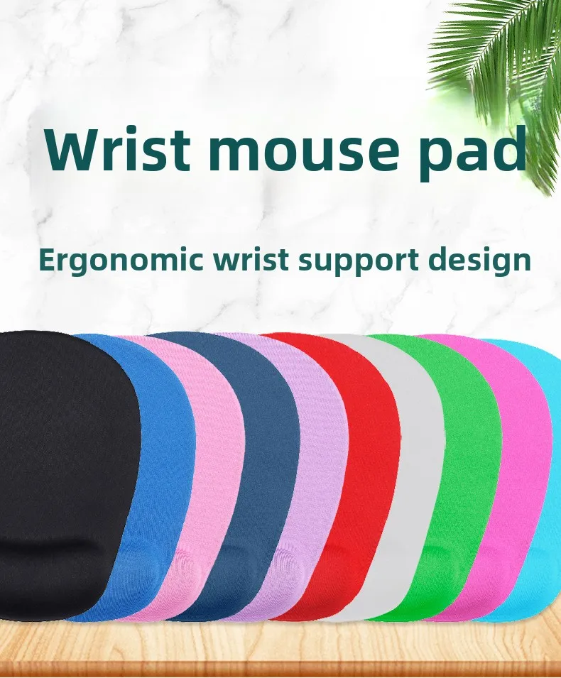 Silikon-Handgelenkauflage Mauspad Anpassbare Ergonomische Schreibtischunterlage für Büro und Gaming in 40+ Farben und Mustern – Detail 1