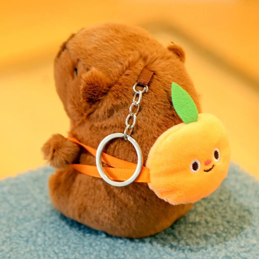 Multicolor Capybara Plush Toy Capybara Pendant Dolphin Green Pendant Charcoal Green Dolphin Bag Pendant Small Doll Keychain