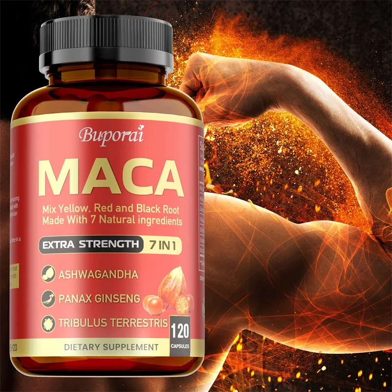 

Maca Root Capsules - Supports Strength, Enhances Muscle Mass, Energy Production and The Immune System