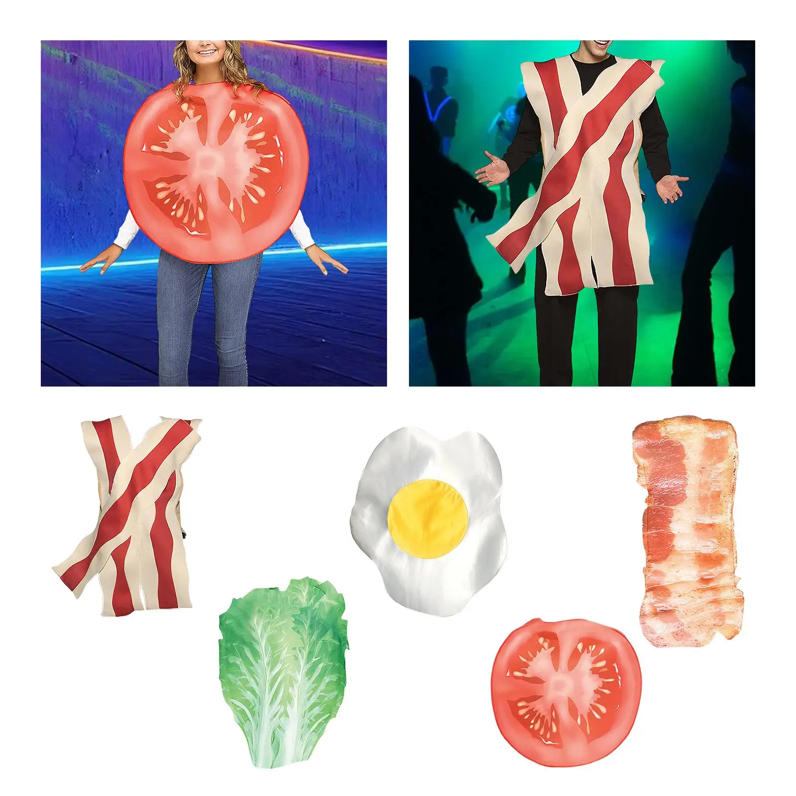 

Food Costume Adult for Women and Men Lovely Slip Fancy Dress up for Party