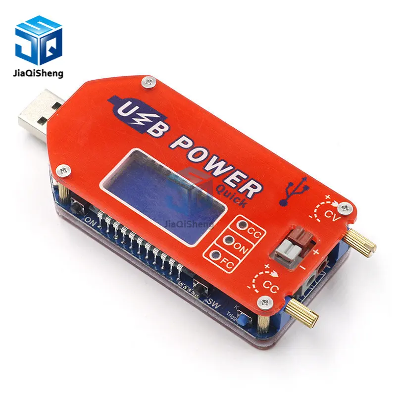 DP3A Digital display USB adjustable power module DC 1-30V 15W QC 2.0 3.0 FCP Quick charge laboratory power supply regulador