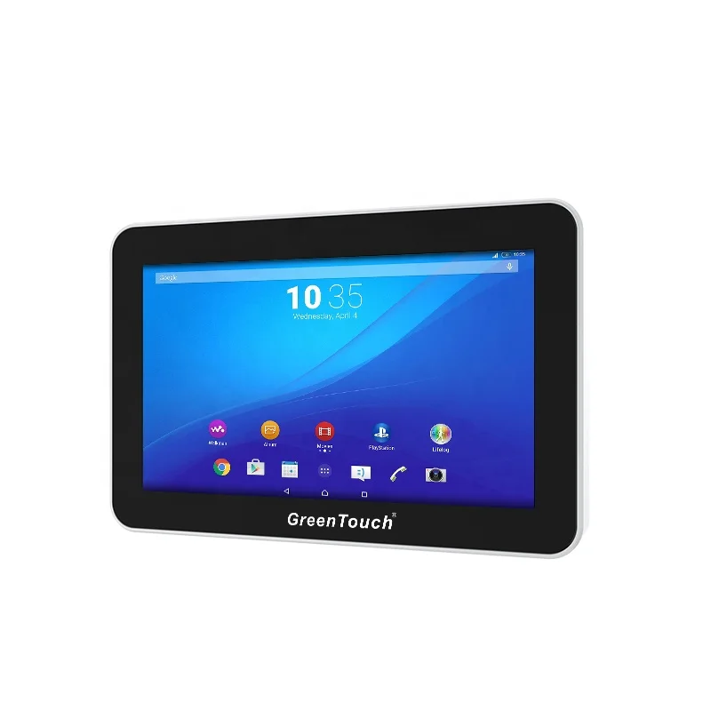 IPS Grade Computer LCD Touch Monitor 8 Inch Closed Frame Wall Mount IP65 VGA Interface For Android Linux Operating Systems