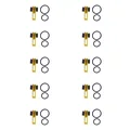 10 PCS Brown