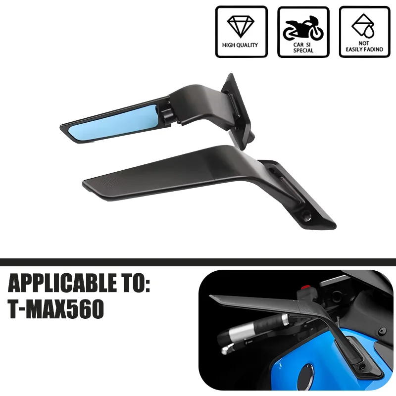 

Для YAMAHA T-MAX 560 T-MAX 560 TMAX 560 новые зеркала заднего вида для мотоциклов, регулируемые алюминиевые аксессуары для зеркал TMAX 560 2022-2024