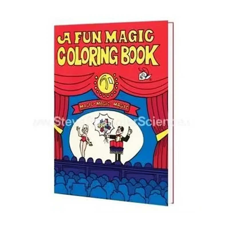 A Fun Magic Coloring Book - Small Size - Magic Tricks,Best For Children,Stage Magic,Mentalism,Illusions,Magia Toys,Classic