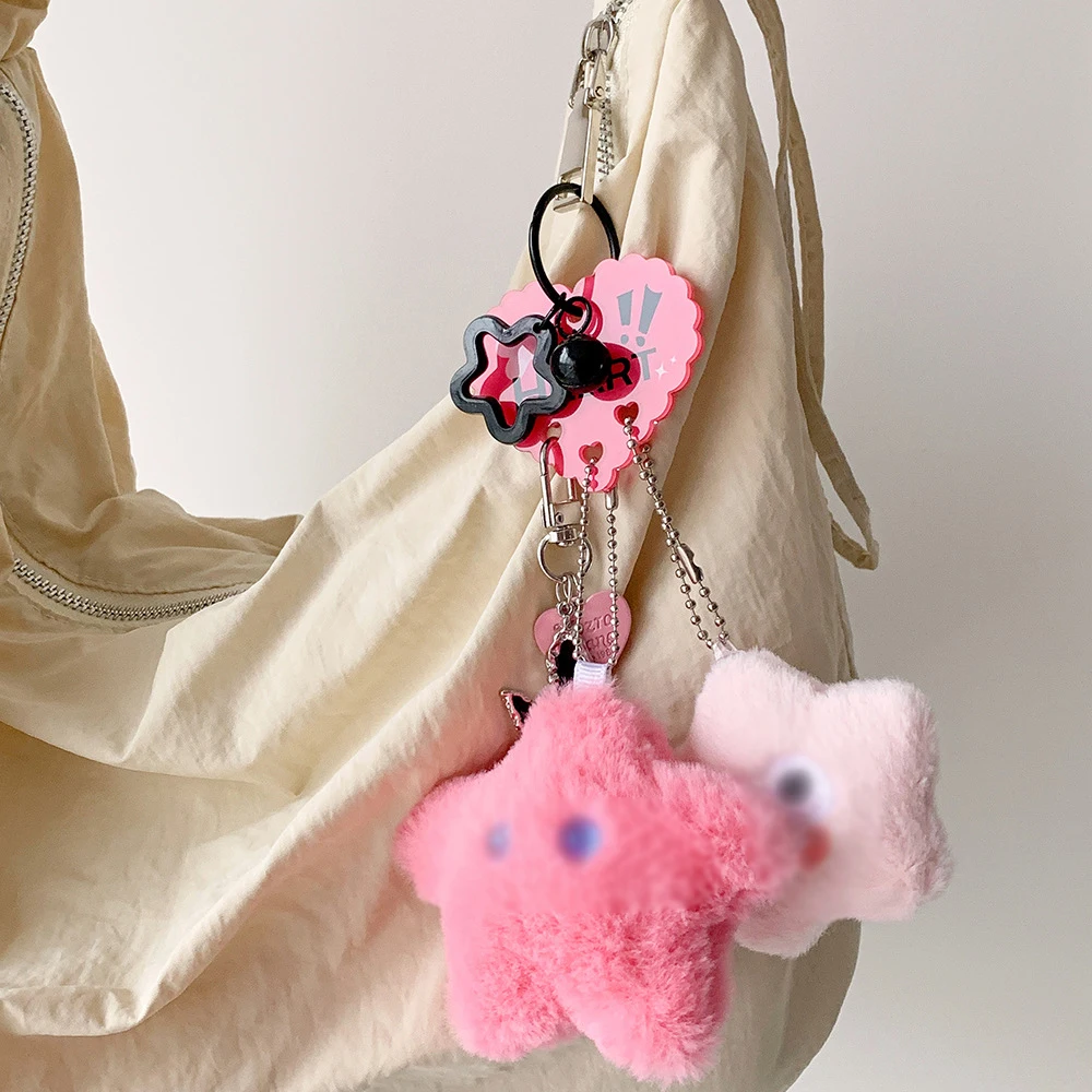 Ciondolo per borsa in acrilico Cartone animato a forma di cuore di frutta Portachiavi carino Fibbia portatile Decorazione per zaino Accessori per gioielli per ragazze fai da te