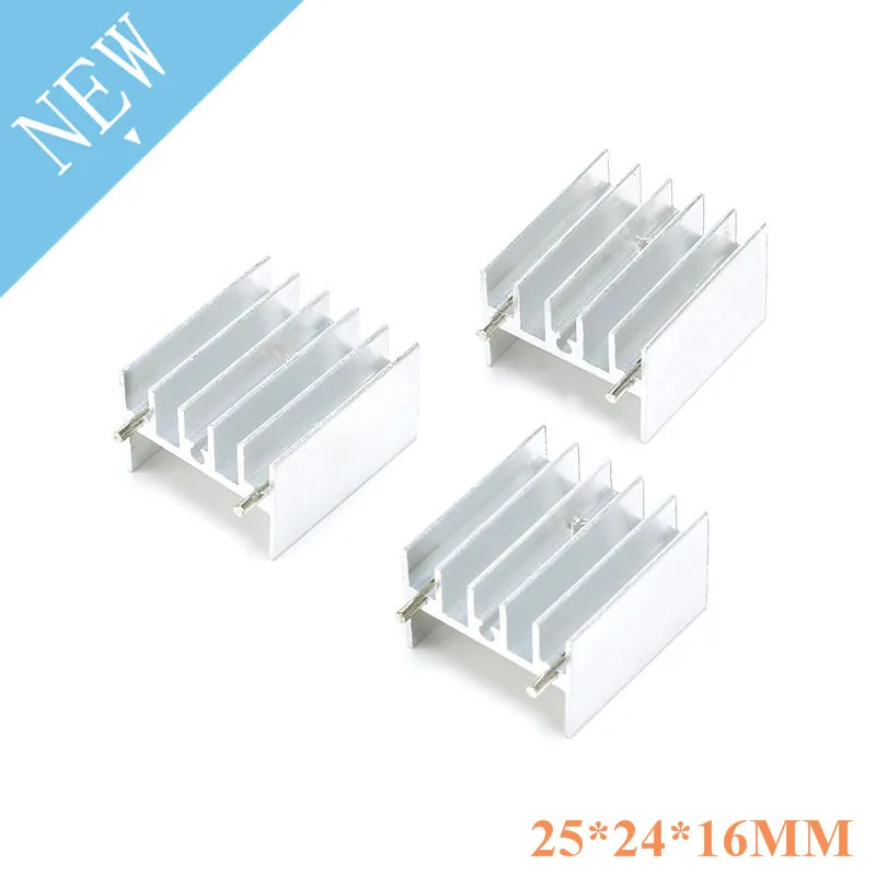 5 pcs Heatsink 25*24*16mm power amplifier Aluminum heatsink heat sink high quality radiator Module radiator special for cooling