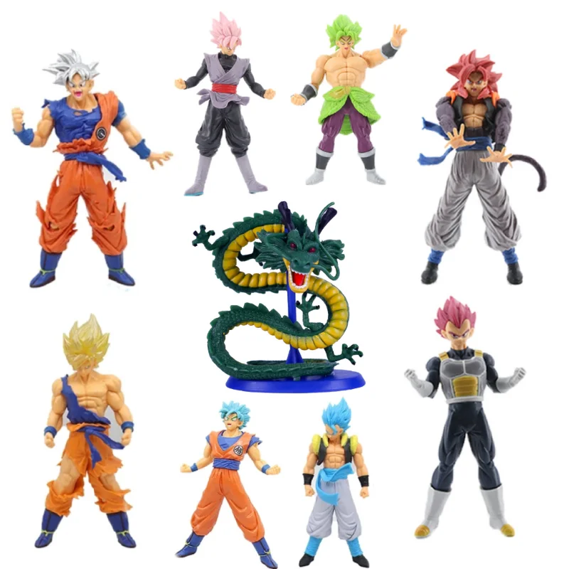 18cm Super Saiyan Figure Anime Figurine Dragon Ball Z Son Goku DBZ Action Figure Model Gifts Collectible Figurines for Kids