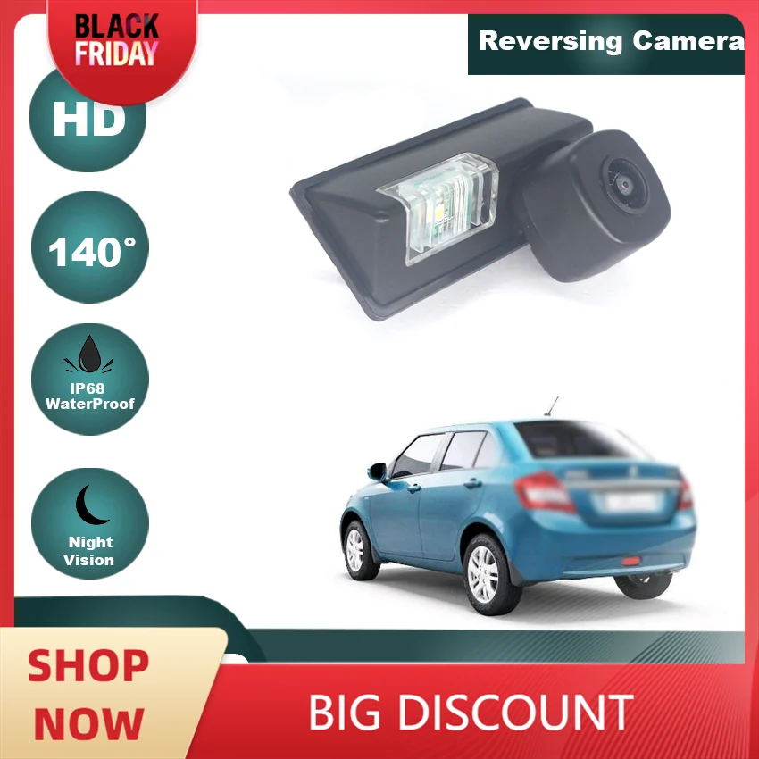 Rear View Camera For Suzuki Maruti Dzire Swift Dzire 2012~2018 2019 2021 CCD HD Night Vision Reverse Parking Backup Camera