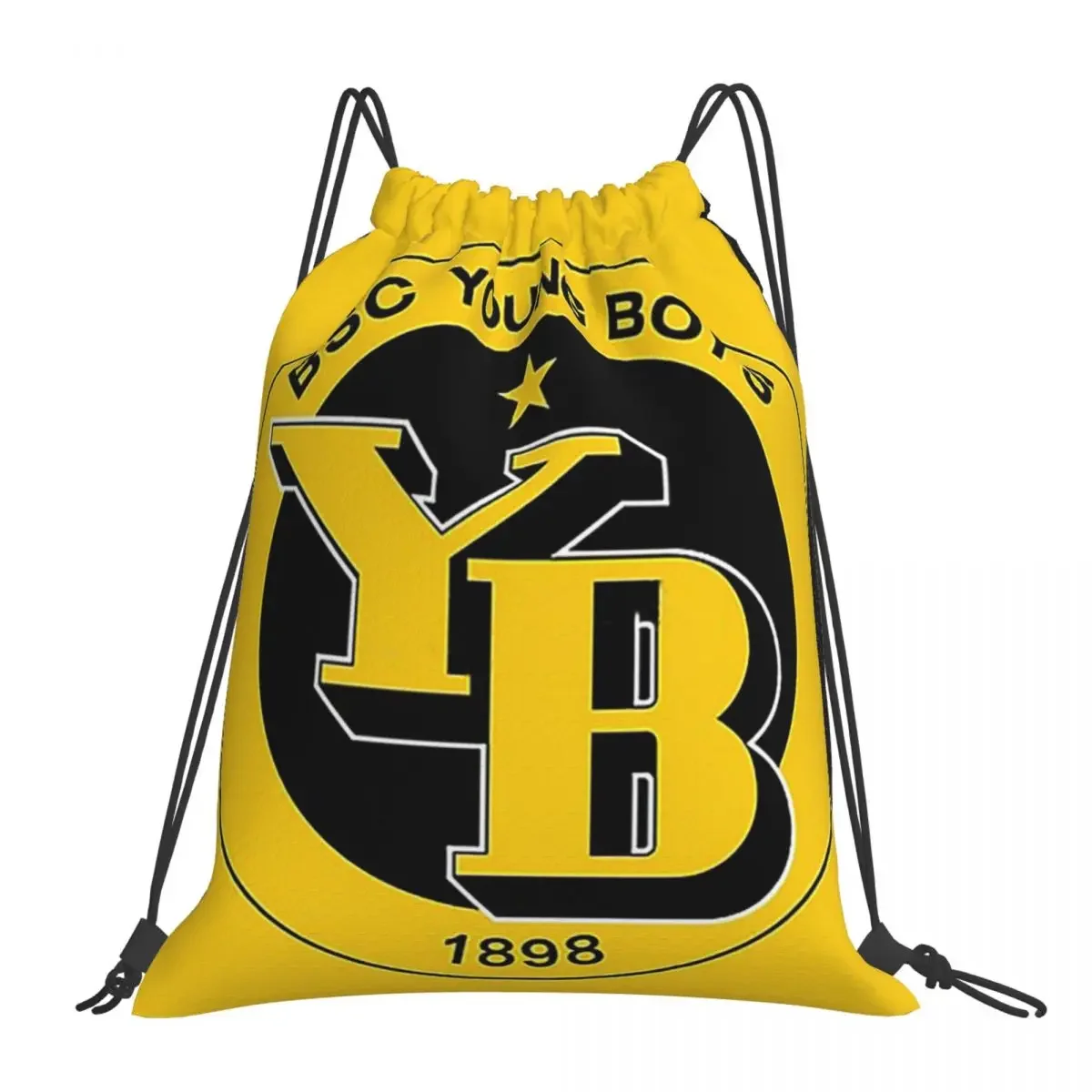 BSC Young Boys Swiss Football Sports Fans Bern Switzerland Backpacks Drawstring Bags Drawstring Bundle Pocket Sports Bag BookBag