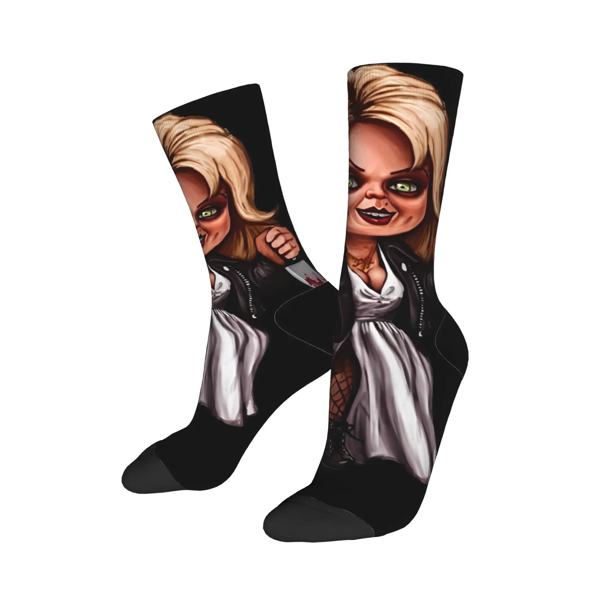 Fashion Men's Socks Crazy Chucky And Tiffanies Sock Polyester  Sport Women Socks Spring Summer Autumn Winter