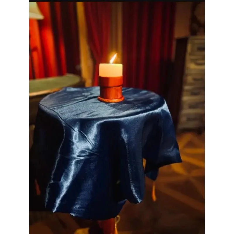 Ancient-Style Levitating Round Table with Anti-Gravity Tilting Candelabra – Stage Magic Trick, Professional Magician Props