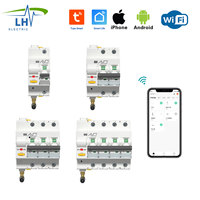 63A 1P 2P 3P 4P MCB Tuya WIFI Intelligent Circuit Breaker Switch Remote Control Automaticl Reclosing Function Smart Life