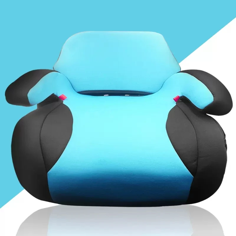 Foldable Children Car Booster Seat Safety Chair Heightening Pad  Partable Car Seat  Car Chair for Children Child Car Seat