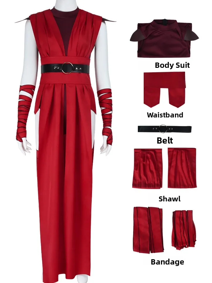 

Dark Sister Merlin Cosplay Suit Women's Jumpsuit Performance Role-playing Halloween Costume Chinese Production
