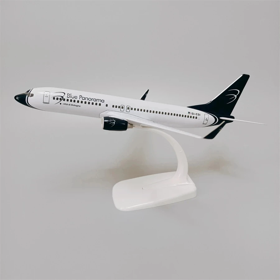 20cm Alloy Metal Italy Air Italian BLUE Panorama B737 Boeing 737 Airlines Airplane Model Diecast Air Plane Model Aircraft