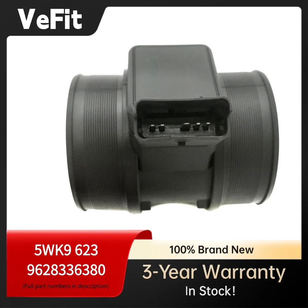 

Датчик массового расхода воздуха MAF 5WK9623 9628336380 для двигателя Citroën Berlingo Xsara Peugeot 206 307 2,0 HDI DW10