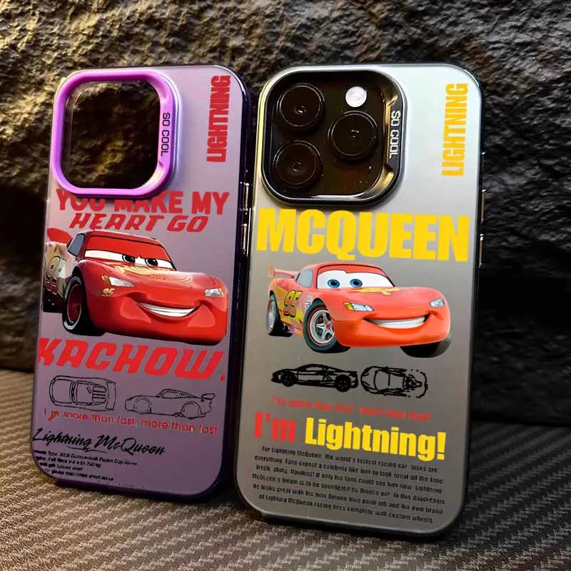 Saetta McQueen 95 Auto Copertura di Moda Per Apple iPhone 17 16E 16 15 14 13 12 mini Pro Max Plus Colorata Fonda Cassa Del Telefono Capa