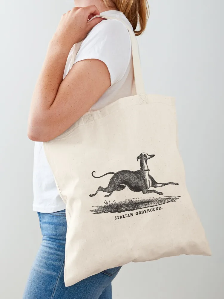 

Italian greyhound Tote Bag shopper bag women canvas large size bags shopping bags foldable Gift bags