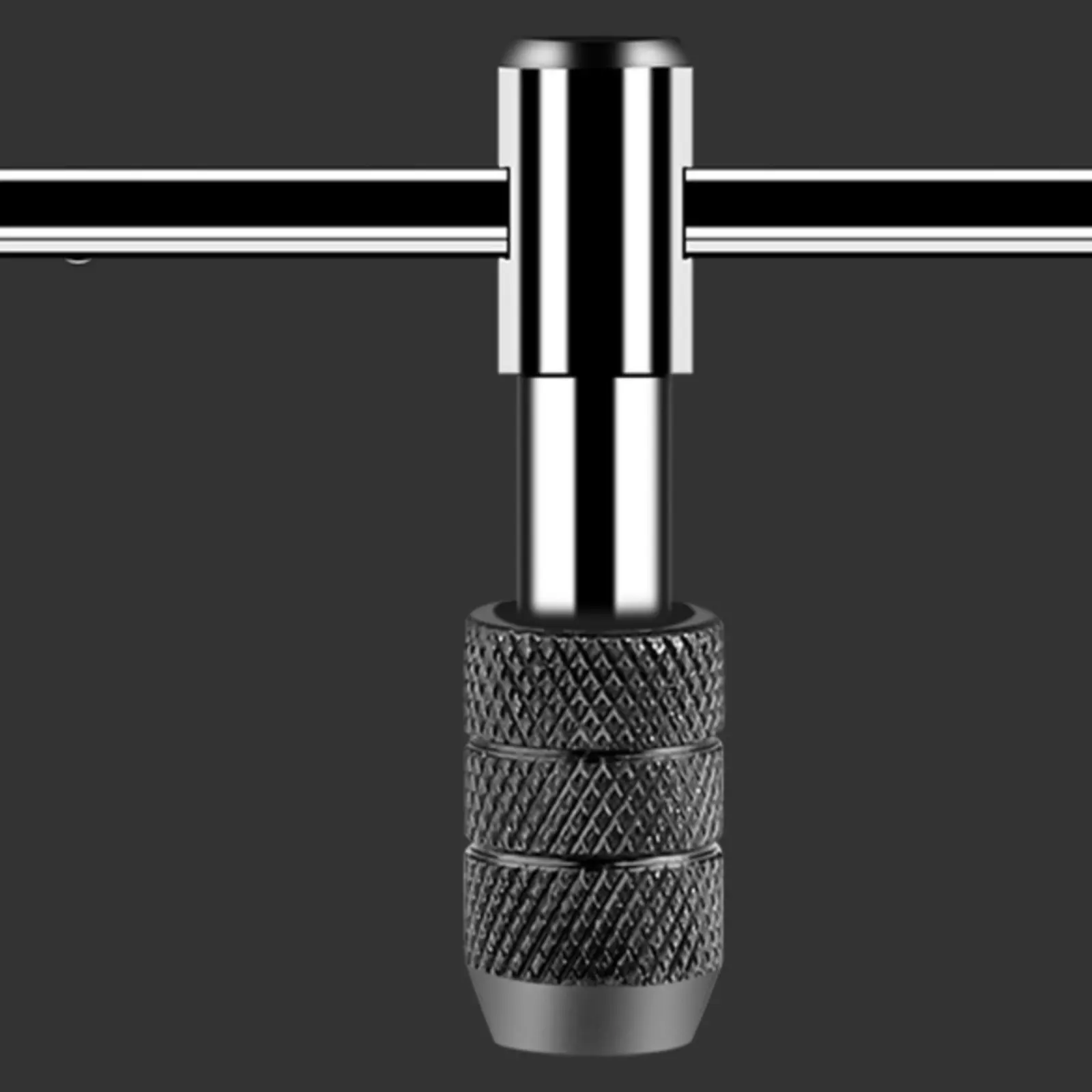 T-Handle Tap Wrench Forward Backward & Lock Ratcheting Tap Wrench Manual Thread Threader for Garage