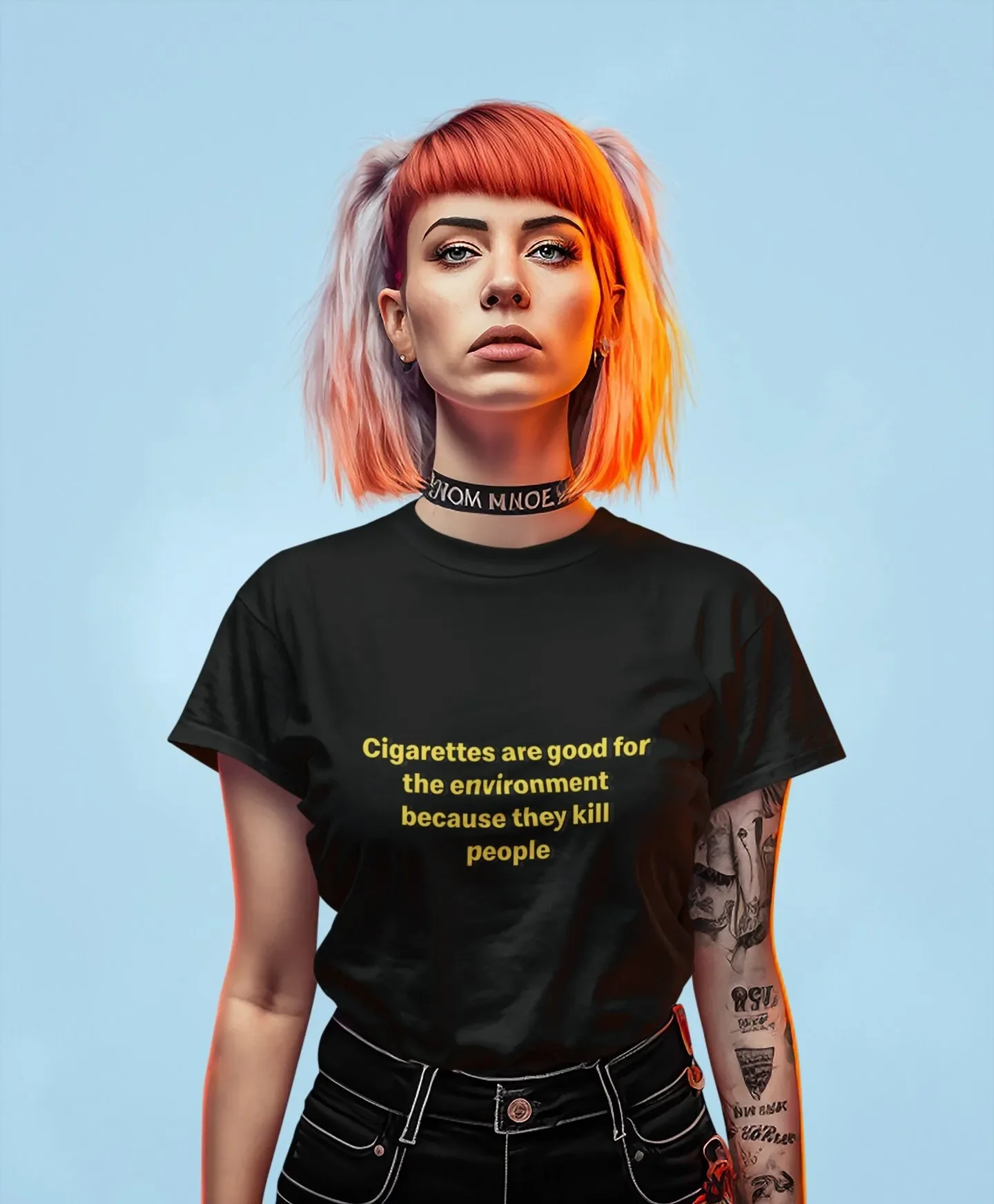 Cigarettes Are Good Funny T shirt Smoking Cursed Unhinged