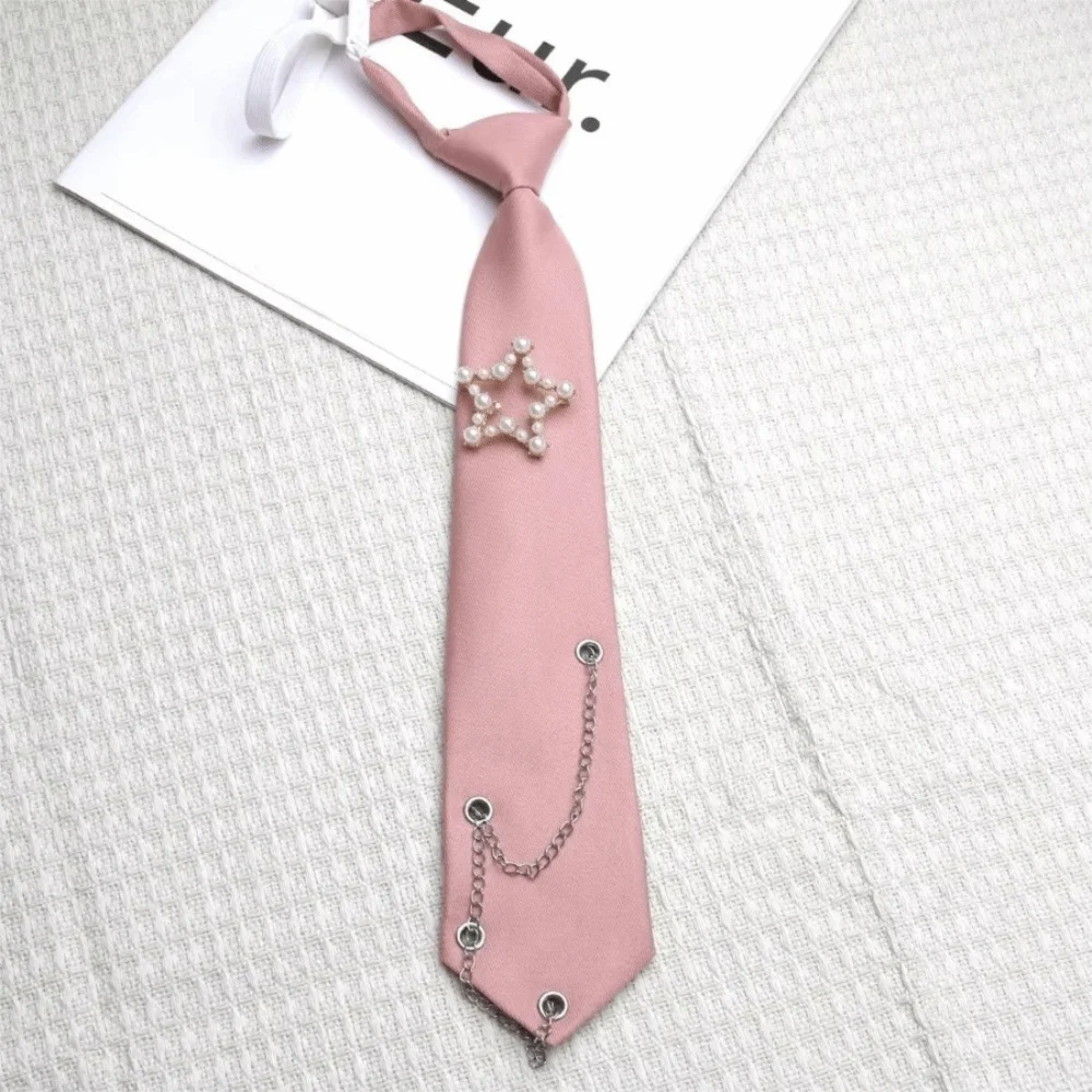 Elegant Korean Style Star Tie Choker JK Long Necktie College Style Tassels Shirt Tie Performance