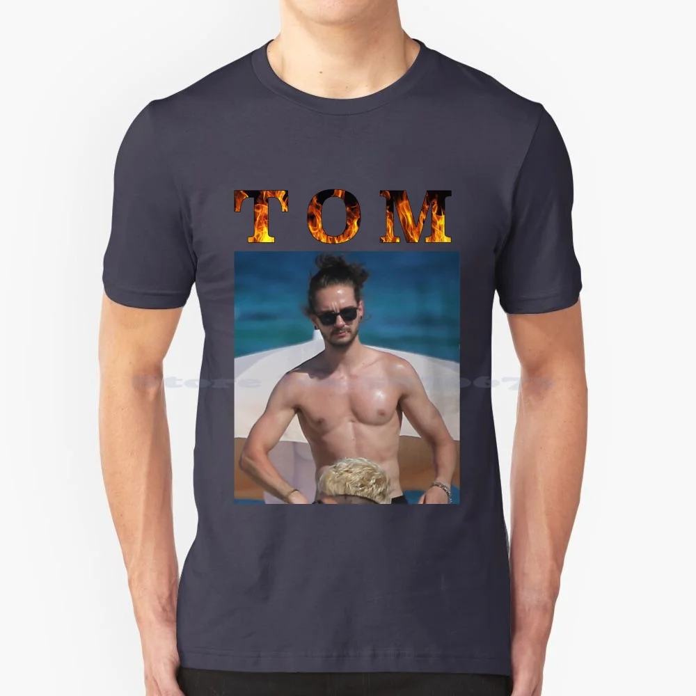 Tom Ibiza Inspiration Roukeys T Shirt 100% Cotton Tee Tom Kaulitz Guitar Music Tokio Hotel