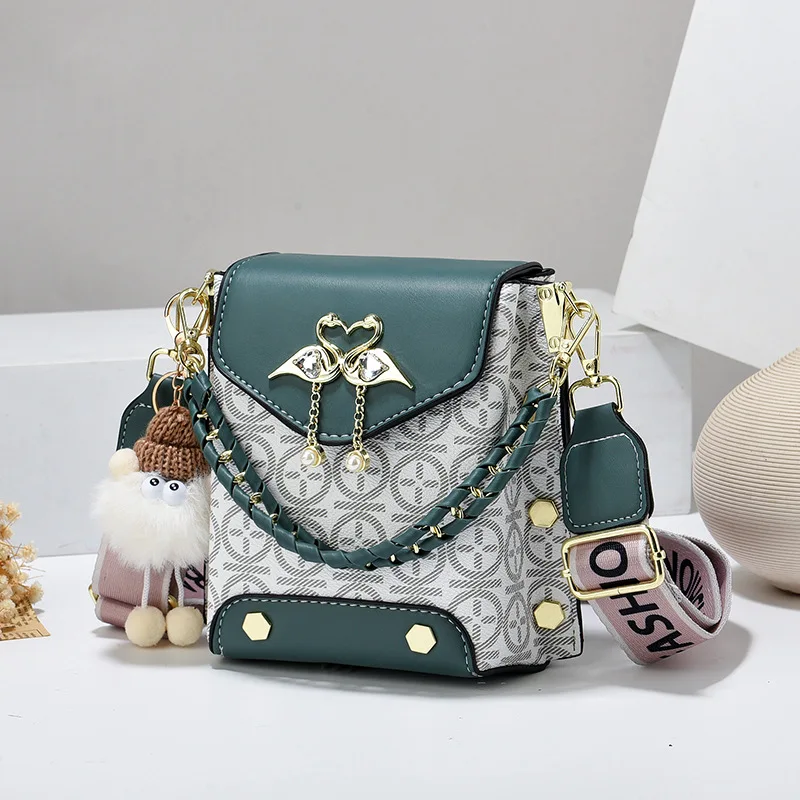 Mini Bolsas Crossbody para Mulher, Cadeias Lingge, Bolsa de Ombro, Marcas de Moda, Box Bag, Batom, Bolsas e Bolsas Sac, 2023