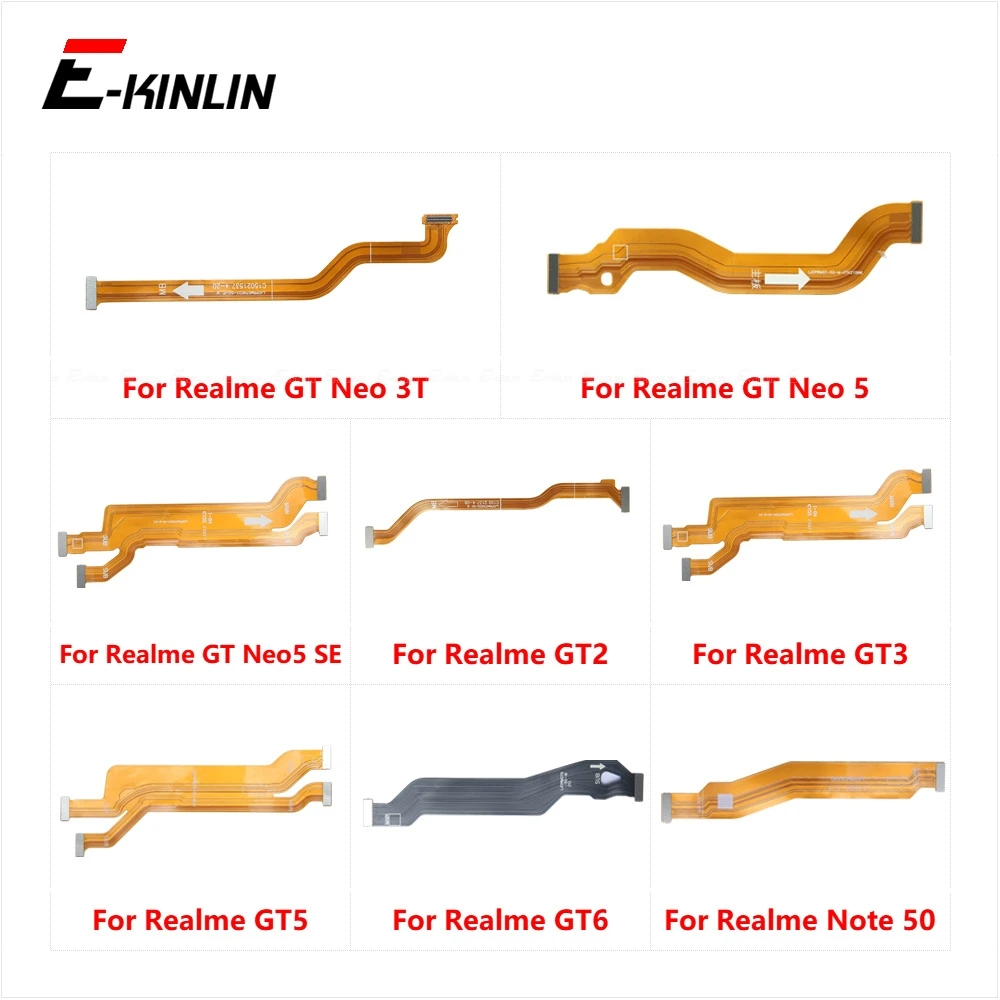 اللوحة الرئيسية اللوحة الأم توصيل LCD الكابلات المرنة ل ممن لهم Realme GT Neo 3T 5 Neo5 SE GT2 GT3 GT5 GT6 ملاحظة 50 5G