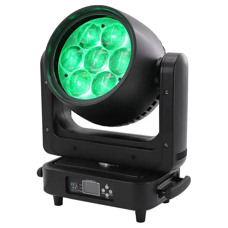 

DJ disco club dmx zoom 7x60w rgbw 4in1 led wash moving head light