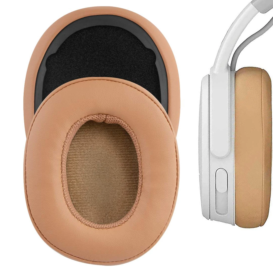 Almohadillas de repuesto para los oídos, fundas de cojín, piezas de reparación para Skullcandy Crusher hash 3 3,0 Hesh3 Venue auriculares inalámbricos ANC
