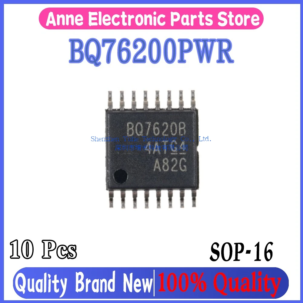 (10piece)100% New BQ76200PWR BQ76200 BQ7620B sop-16