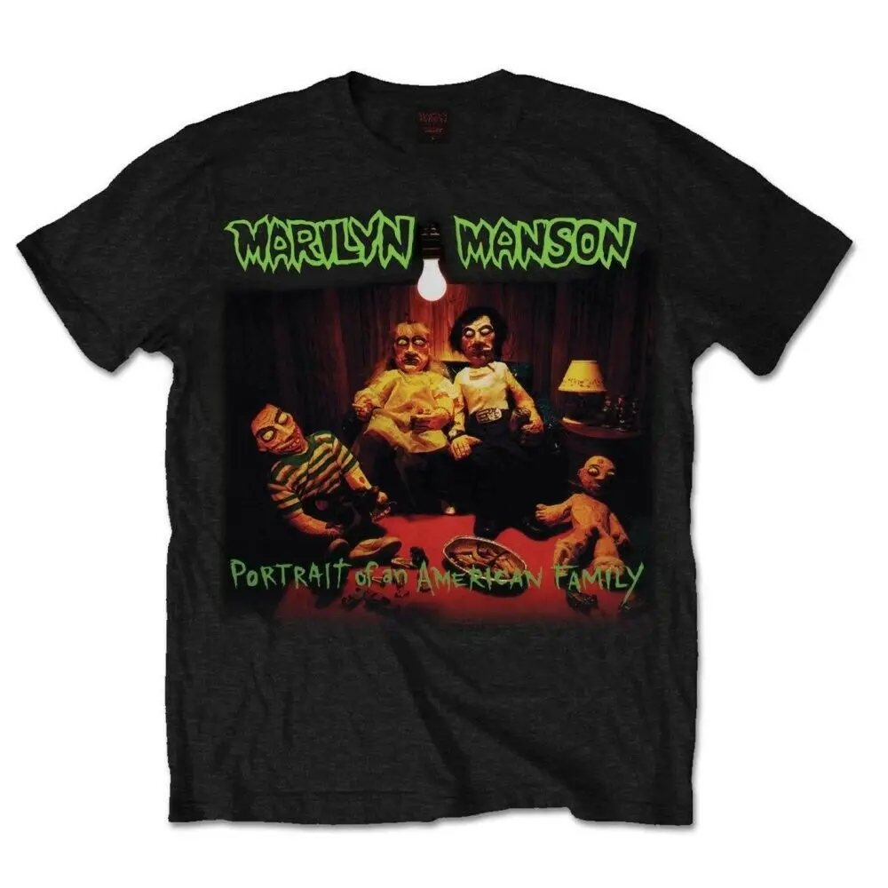 Marilyn Manson Portrait Of An American Family Official T Shirt Mens