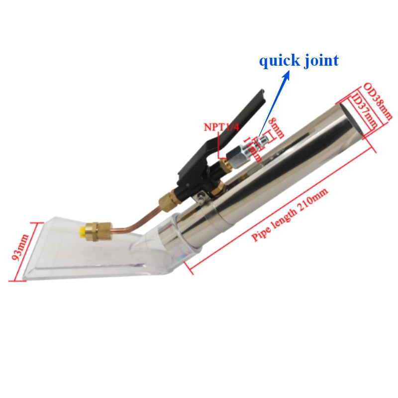 Wet Dry Vacuum Cleaner Brush Head upholstery spray extraction nozzle for Sofa curtain Carpet & Upholstery Wand Cleaning Wands