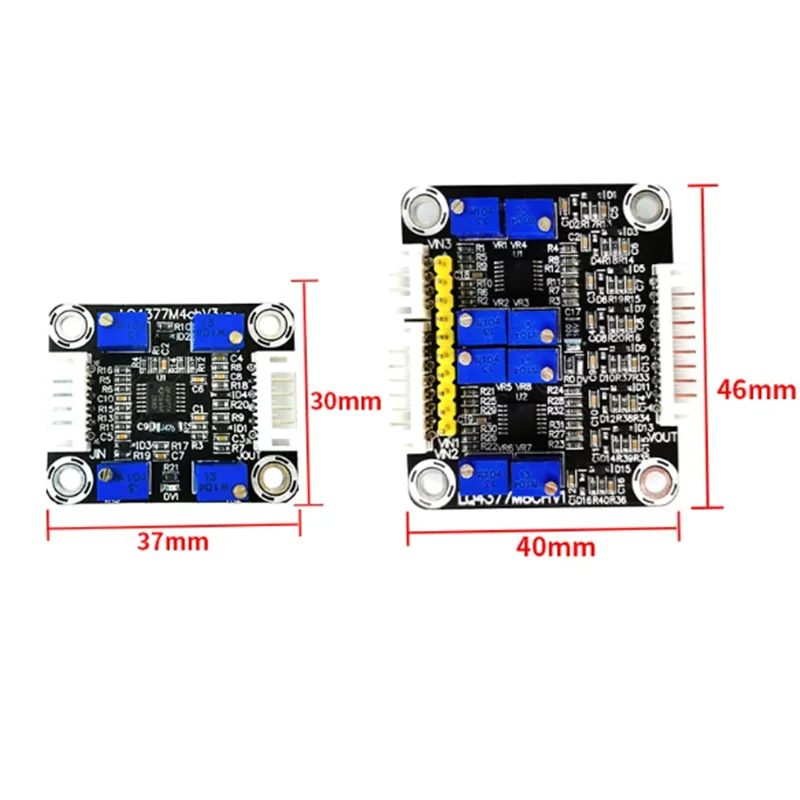 OPA4377 Low Noise Electromagnetic 4/8 Channel Operational Amplifier Module for Smart Car Track Detection