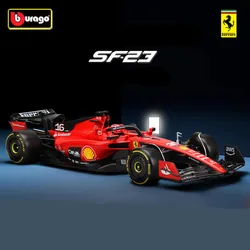 Bburago 1:43 F1 2023 16# Charles Leclerc Scuderia Ferrari SF23 #55 Carlos Sainz Alloy Racing Car Diecast Supercar Model Toy Gift