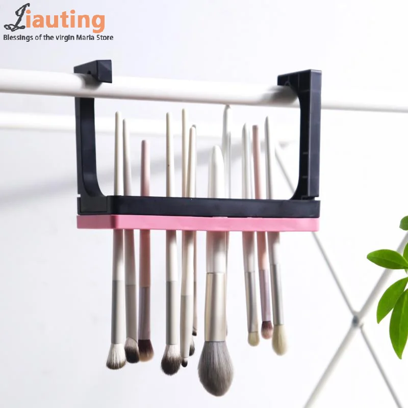 Porta pennelli per trucco in silicone Supporto per asciugatura Set per trucco Custodia per penna per unghie e organizer per pennelli per pittura adatto per maniglie di tutte le dimensioni