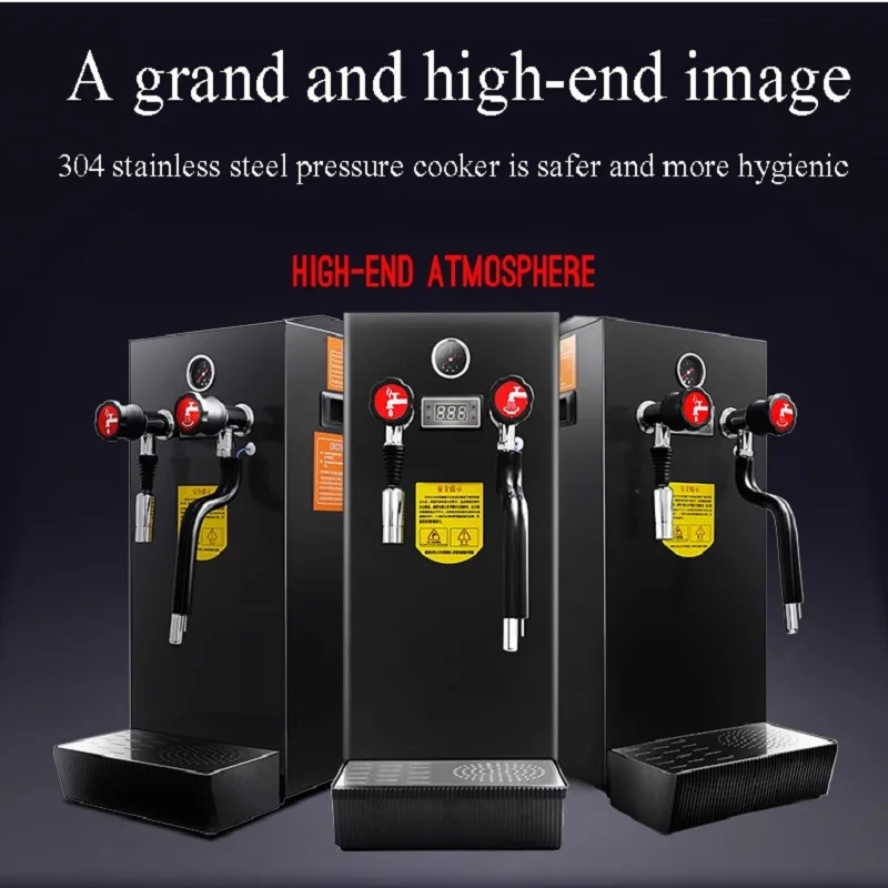 固定温度スチームミルク泡立て器、ミルクティーショップ用多機能全自動加熱スチームマシン