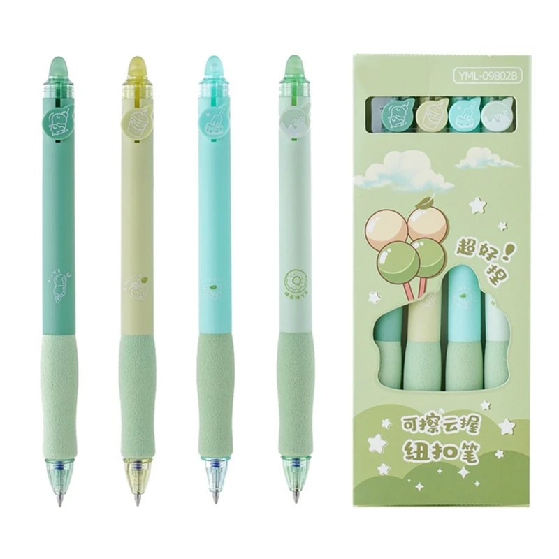 قلم جل كارتوني قابل للمسح وقابل لإعادة الملء وسهل الكتابة للطلاب الذين يكتبون الرسم K1KF
