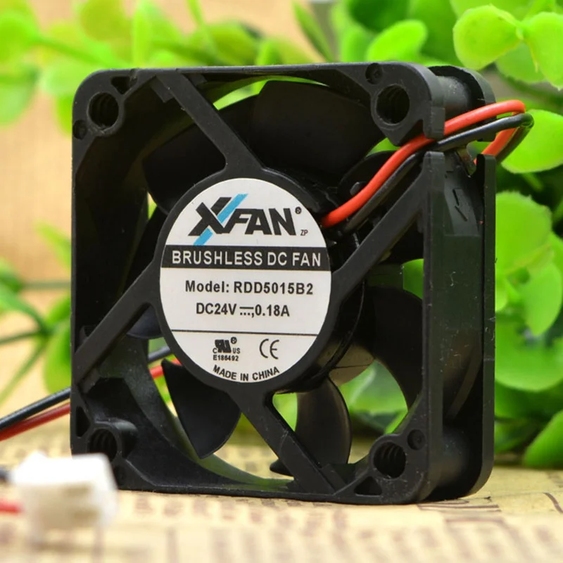 M  New XFAN RDD5015B2 DC24V 0.18A 2-line inverter Cooling fan#QW