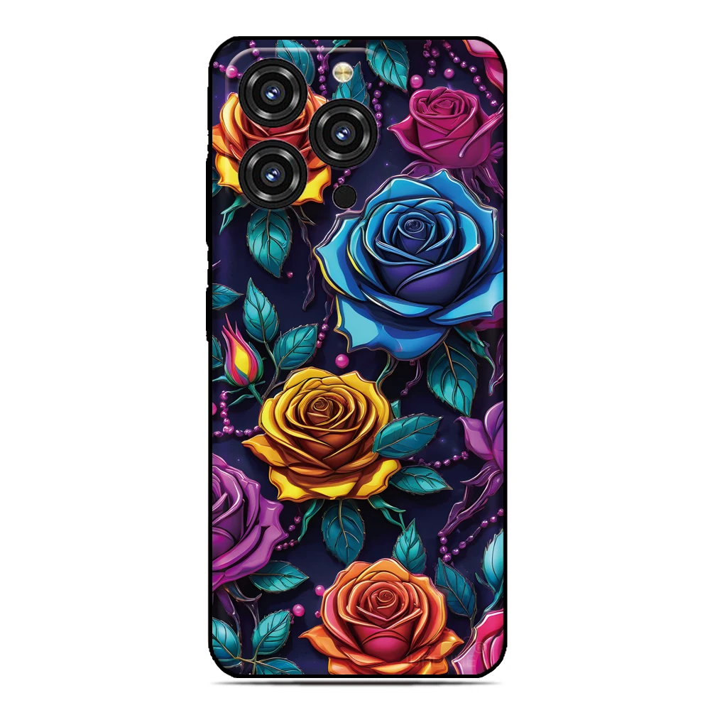 Rose Flower Back Cover For Sony Xperia 10 1 VII VI 5 II III IV V 2023 XZ5 XZ4 XZ3 XZ2 Compact XA1 XA2 TPU Soft Phone Case view 5