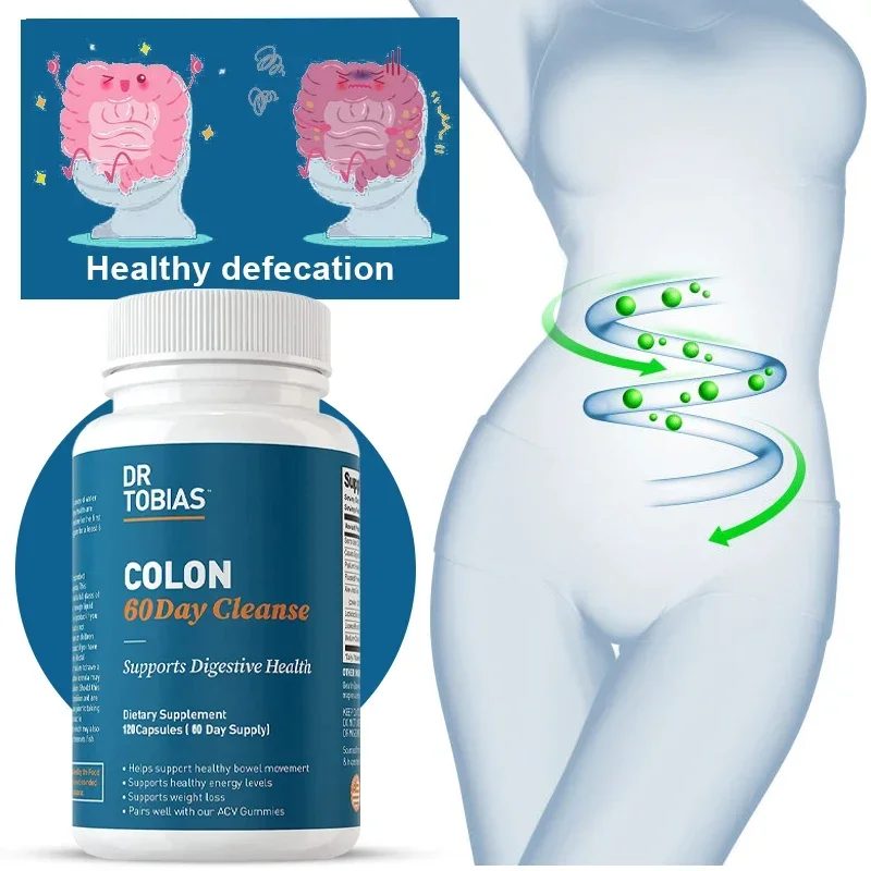 Colon Cleanse Supports Healthy Bowel Detoxification Contains Flax Seed Meal, Licorice Root, Psyllium Husk Powder