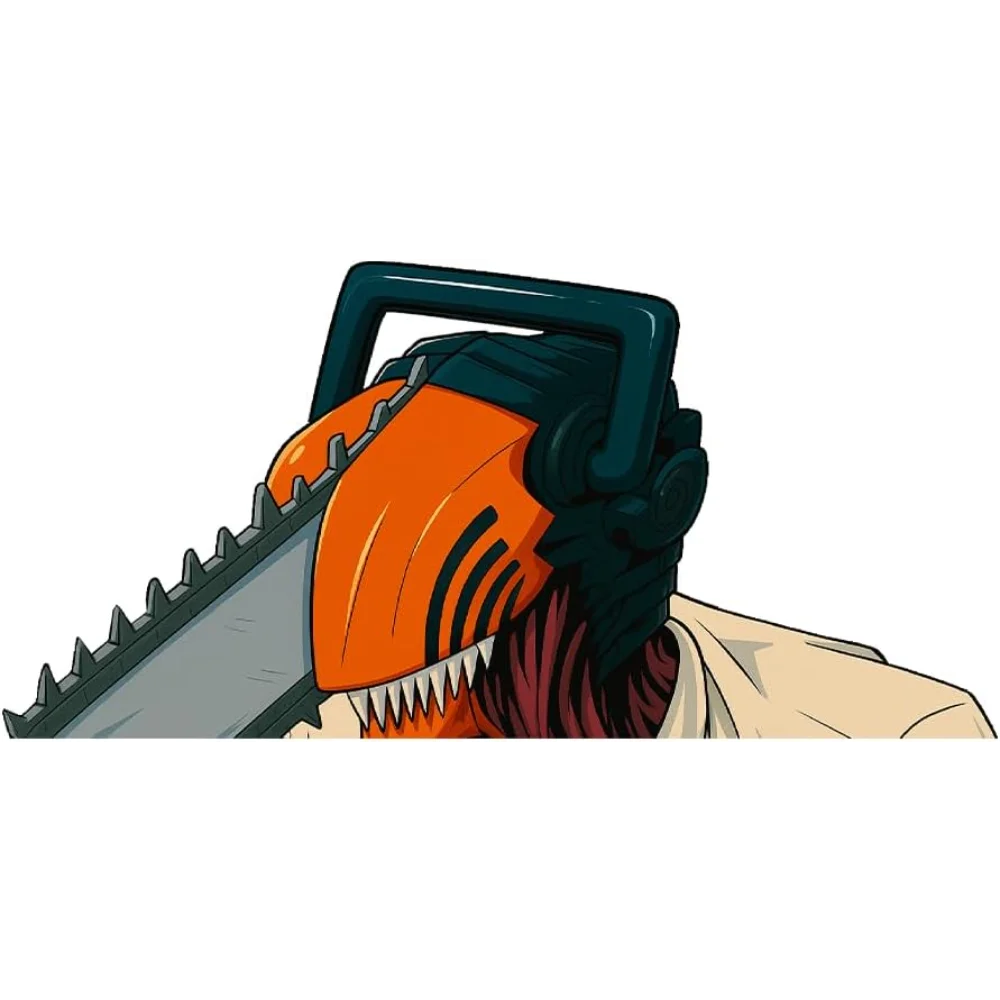 

Chainsaw Man Anime Manga Peeker Decal Stickers for Cars Laptop Skateboard Wall Decor UV Resistant