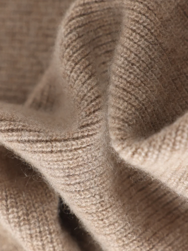 100% Pure Cashmere Leg Warmers Women Ribbed Knit Boot Toppers Slouchy Socks High Low Hem Boot Cuffs Heel Cover Calf Sleeves view 5