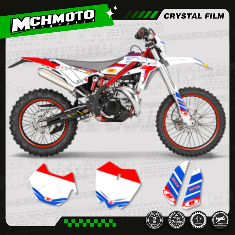 

MCHMFG Motorcycle Team Motorcycle Decal Stickers For Beta Xtrainer 2020-2022 2020 2021 2022 250 300 350 -005